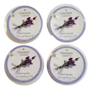 Colonial Candle Wax Simmer Snaps x4 French Lavender Discontinued Scent VHTF